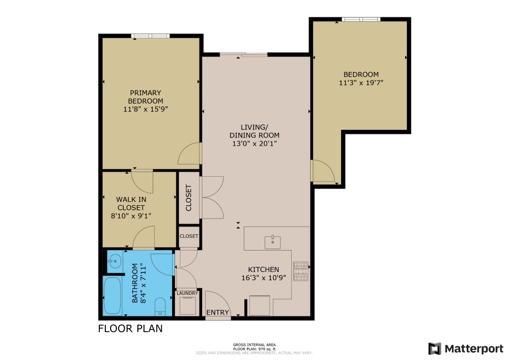 TWO Bedroom - 1041 SQ. FT.